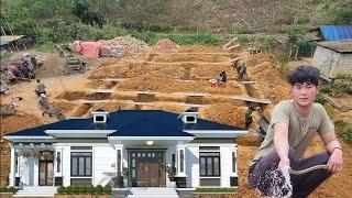 Foundations for building a new house, this is how Vietnamese people build houses