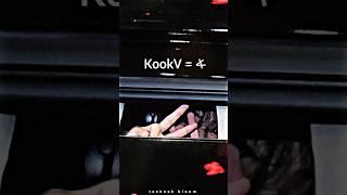 Taehyung made KV sign on his way to home  Taekook is real ‼️ #shorts #taekook