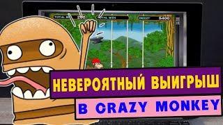 Невероятный выигрыш в Crazy Monkey! Дима поставил казино Вулкан на колени!