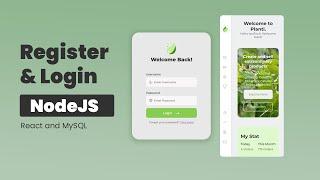 Register and Login Module + Admin Dashboard | NodeJS ReactJS & MySQL | Admin authentication.