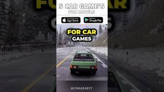 Top 5 high graphics car simulator and racing games for Android & ios 2025