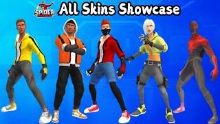 All Skins Showcase | Spider Hero Crime