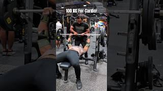 100 KG Bench Press For Cardio!