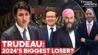 From Leader to Liability: Justin Trudeau's Political Collapse in 2024 | Firstpost America