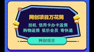 网创项目聚宝盆，网创项目人福音，创收+省米，购物返、签到得、0薅、线上快递站，永返邦