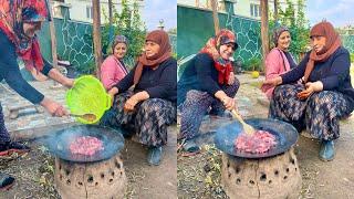 Odun Ateşinde En Lezzetli Sabah Kahvaltısı  Bu Köy Kahvaltısına Bayılacaksınız