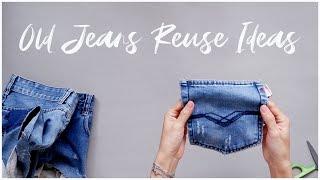 Don't Throw Away Your Old Jeans And Scraps | Recycle Them Into Something New