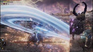 Elden Ring Mounted Sword Sorceries Vs Full Grown Fallingstar Beast Carian Spells