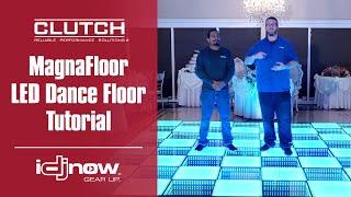 Clutch MagnaFloor | Portable LED & Mirrored Magnetic Dance Floor Panel w/ idjnow.com | Demo Tutorial