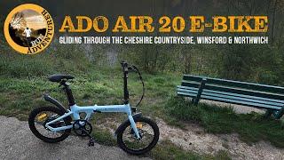 Gliding through the Cheshire countryside on an ADO Air 20 e-bike