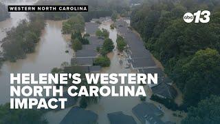 Hurricane Helene makes substantial impact in Western North Carolina