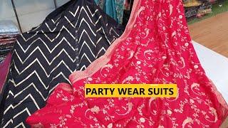 PARTY UNSTITCH SUITS @noorenterprisesbyrajuchhabra