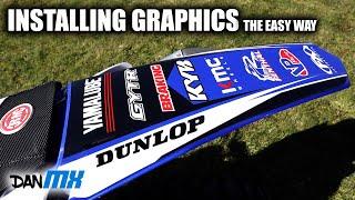 DIRT BIKE GRAPHICS INSTALL | The easy way!