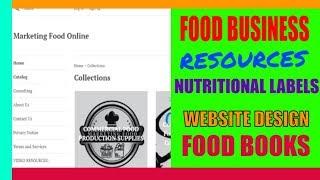 How to start a food business: Marketing Food Online Nutritional labels Resources