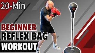 Get BOXING READY with This 20 Minute Beginner Reflex Bag Workout!