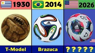 FULL LIST OF THE FIFA WORLD CUP BALLS 1930 - 2022