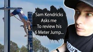 Sam Kendricks asked me to review his 6m Vault | Team Hoot Pole vault