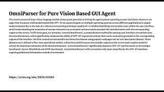 OmniParser for Pure Vision Based GUI Agent