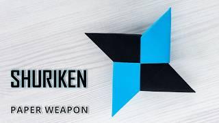 How to Make a Paper Shuriken - Easy Origami Ninja Star Tutorial