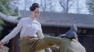 【Kung Fu Movie】Female samurai provokes Chinese martial arts, but Kung Fu female master beats her up.