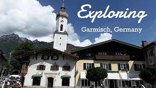 Lunch in Dachau and Exploring Garmisch, Germany