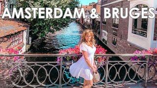 One Day in Amsterdam & Bruges! Top Things To Do! Cruise Port Excursion! Best Lunch & Chocolate!