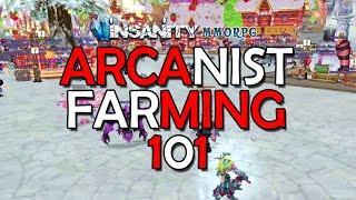 ARCANIST FARMING 101 - Insanity FLYFF MMORPG