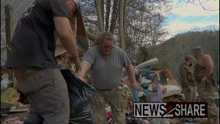 Virginia militia group joins civilian hurricane relief volunteers in North Carolina