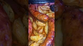 Ужин за 15 минут с картошкой и колбасками ЧОРИЗО 