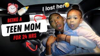 BEING A TEEN MOM FOR 24 HRS.. | SHE LEFT ME (Never Again….) | CAYLEN Y