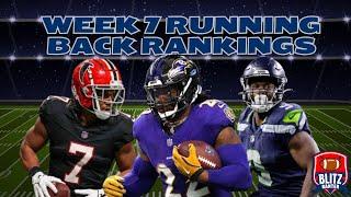 Fantasy Football Week 7 Running Back Rankings | Blitz Banter Podcast  #fantasyfootballshow #nfltalk