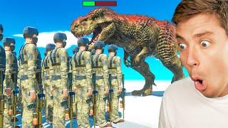 Can a T-Rex Destroy an Army in ARBS?