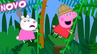 Peppa Pig Português Brasil | Aventura na Ilha Tropical | NOVO Contos da Peppa Pig