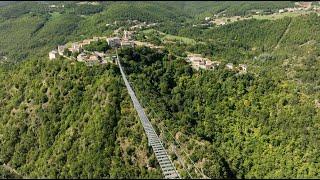 LA COSTRUZIONE DEL PONTE TIBETANO DI SELLANO - UMBRIATV