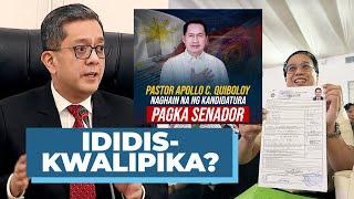 COMELEC NAGSALITA NA! PASTOR QUIBOLOY MADIDISKWALIPIKA NGA BA?