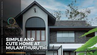 SIMPLE AND CUTE HOME   AT MULAMTHURUTHI