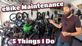 eBike Maintenance: 5 Activities I do the Most