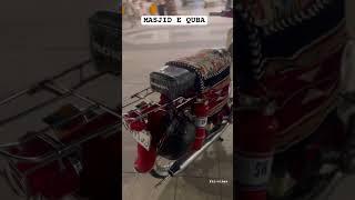 Unique bike at Masjid e quba #viral #ytshorts