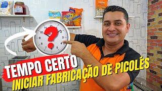 COMO SABER O TEMPO DE INICIO PARA PRODUÇÃO DE PICOLÉS, POR RAFAEL PAIVA