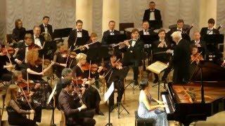 Tamar Beraia plays Piano Concerto no. 1 d-moll op.15 by Brahms (Maestoso)