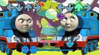 FNF NEW 3D Angry Thomas VS 3D Thomas (Can Can)