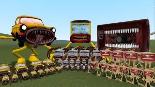 NEW THE CAR EATER TAPES ARMY VS THE BUS EATER TAPES ARMY VS THE MEGAHORN TAPES ARMY in Garry's Mod!