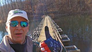 Dave The Kayaker West Side Boat Shop Kayaks update Dec. 22, 2024 | Ragged Mountain Reservoir Hike