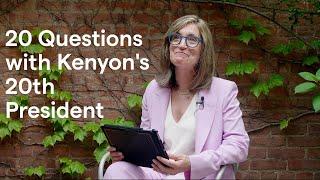 20 Questions with Kenyon's 20th President