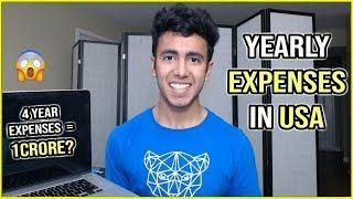 Yearly Student Expenses in USA | Scholarships vs Without Scholarships
