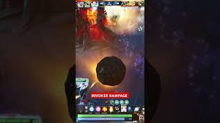 7.38C - Crazy Skill Invoker EZ RAMPAGE !!!  #dota2 #dota2shorts #shorts