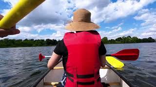 Canoeing at Fairy Lake Acton, Ontario