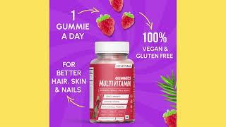 Gymvitals Multivitamin Gummies, Pack of 60 Gummies