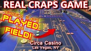 NICE LONG ROLL! - Live Craps Game #56 - Circa Casino, Las Vegas, NV - Inside the Casino