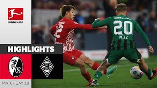 SC Freiburg - Borussia M'gladbach 3-3 | Highlights | Matchday 10 – Bundesliga 2023/24